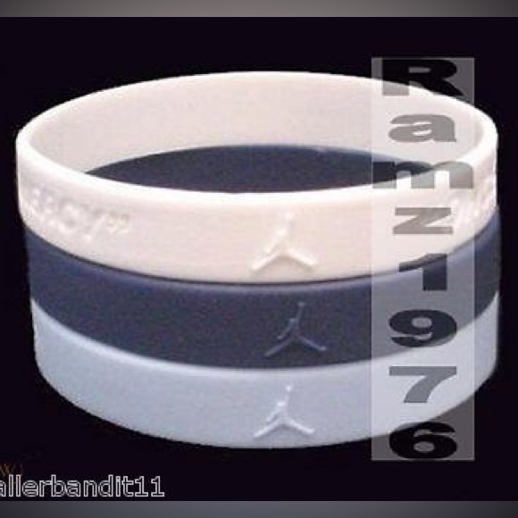 Nike Jordan Baller ID Bands wristbands new vintage navy white